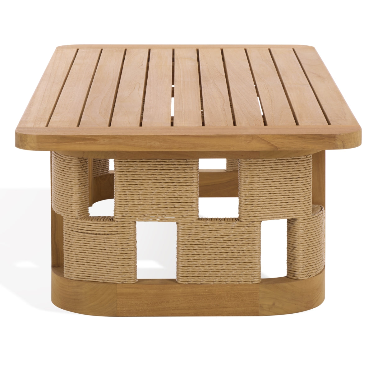 Safavieh Couture Skipper Teak Coffee Table, Natural