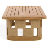 Safavieh Couture Skipper Teak Coffee Table, Natural
