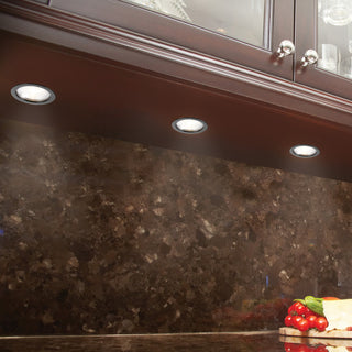 Black Modern LED Puck Light