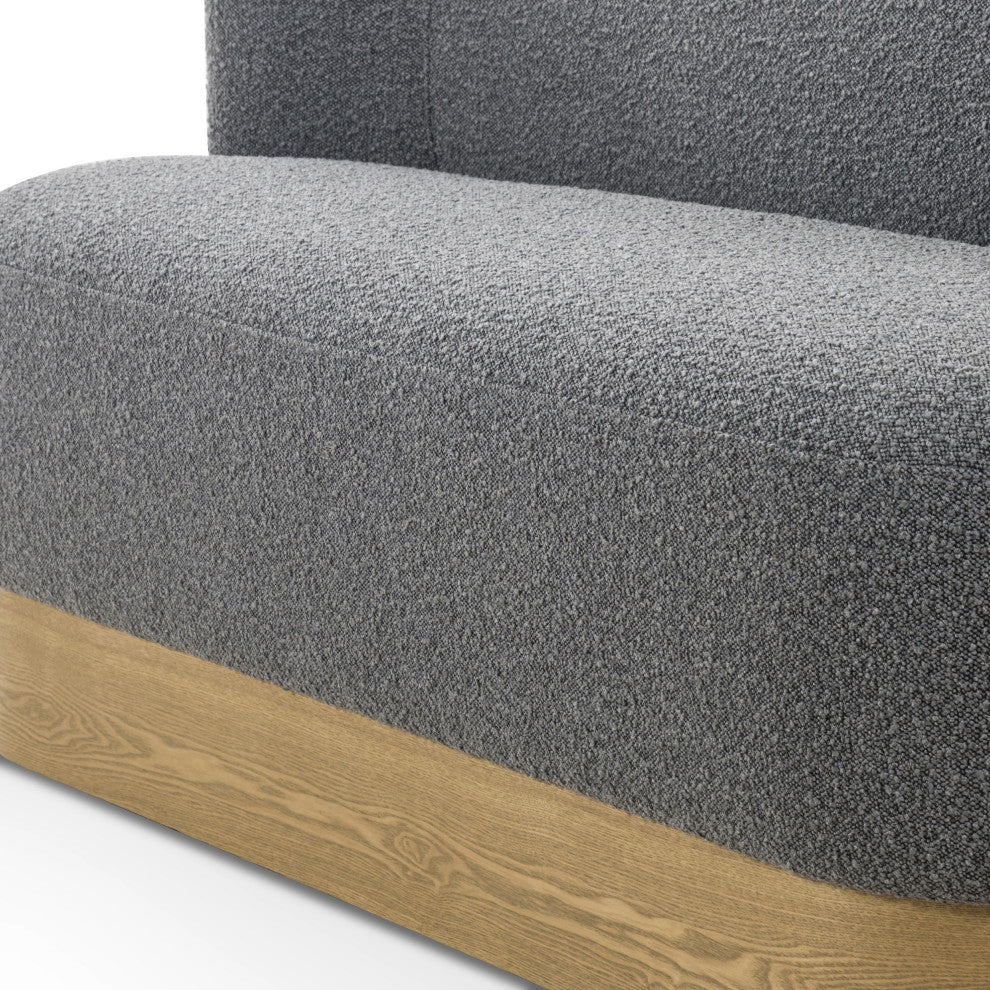 Krista Dining Bench-Knoll Charcoal
