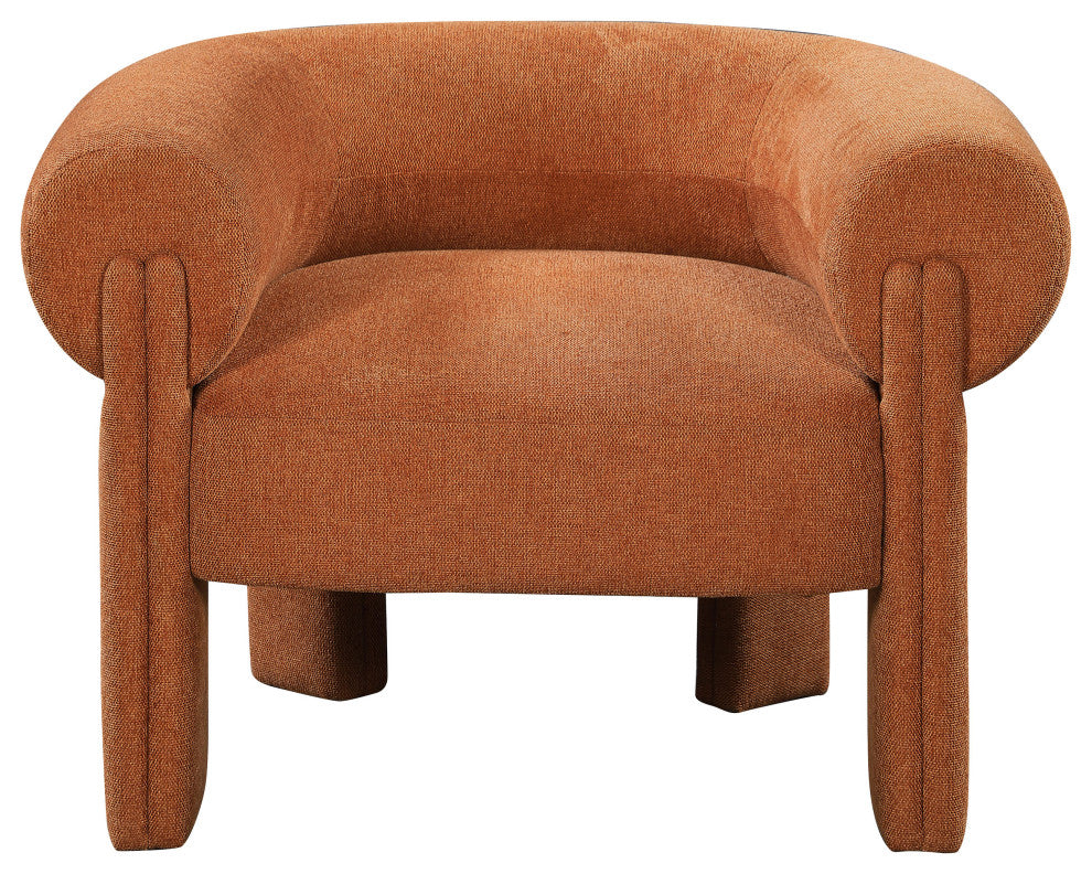 Stefano Upholstered Accent Chair, Cognac