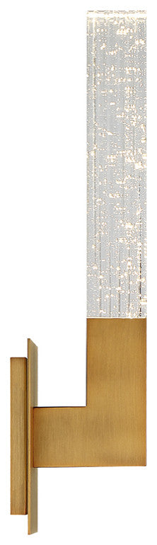 Cinema 15" LED Single-Light Wall Sconce 3500K, Aged Brass