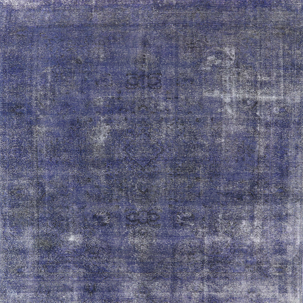 Ahgly Company Indoor Square Mid-Century Modern Area Rugs, 7' Square