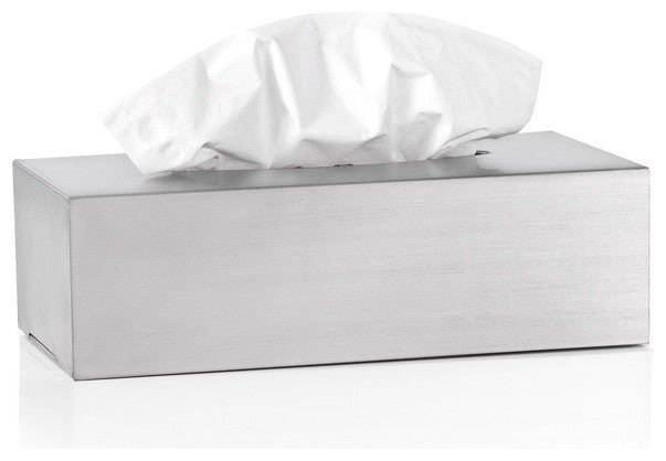 Nexio Stainless Steel Tissue Holder, Matte Stainless Steel