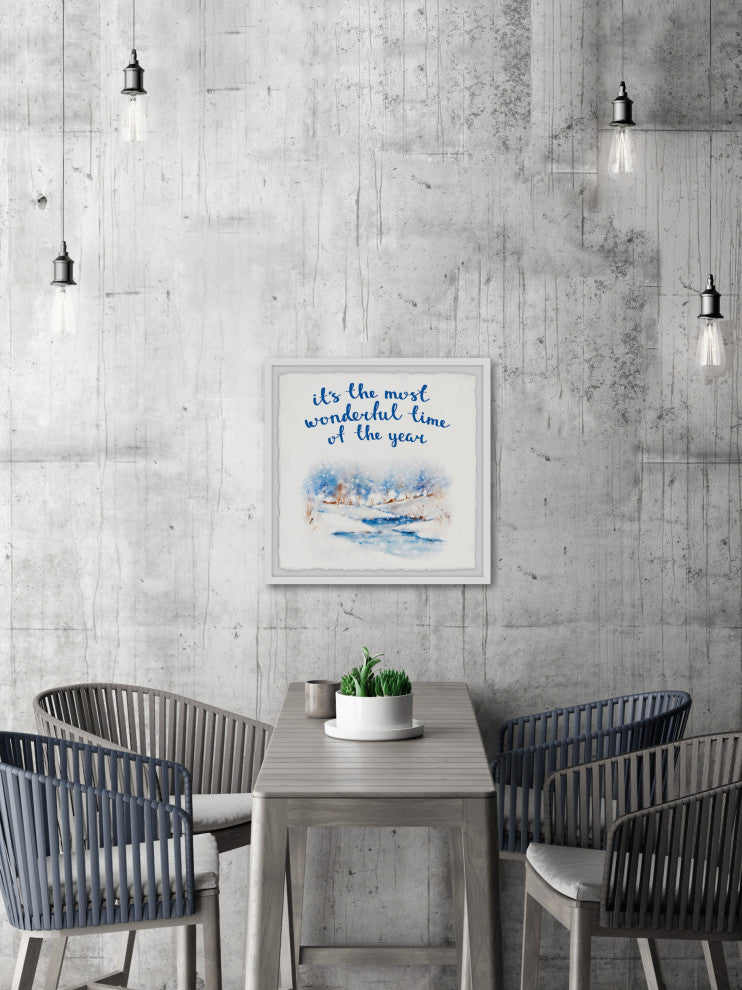 "Wonderful Time" Framed Painting Print, 32x32