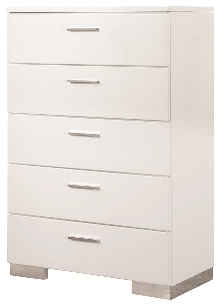 Coaster Jessica Chest in White