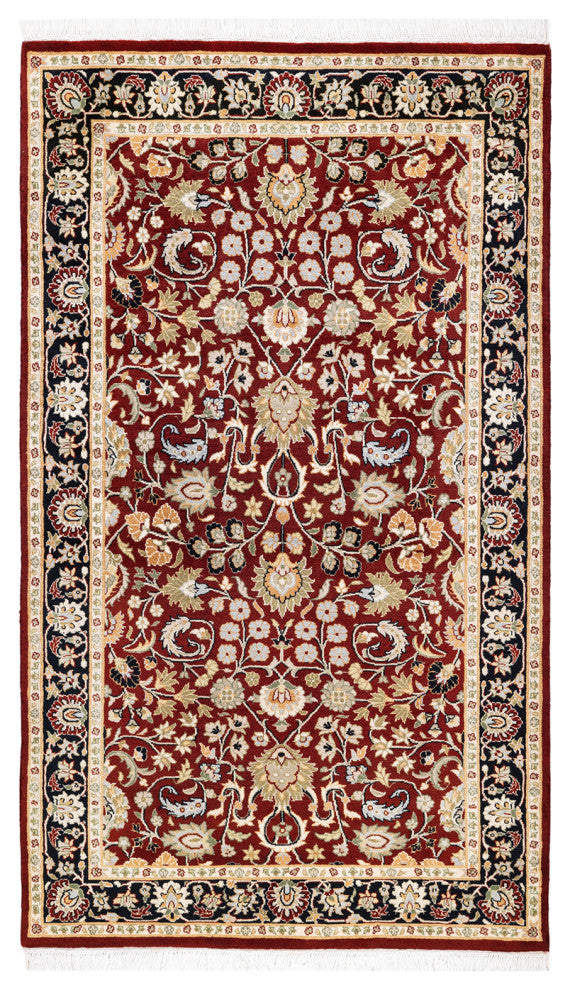 Sirsa, One-of-a-Kind Hand-Knotted Area Rug Red, 3'1"x5'3"