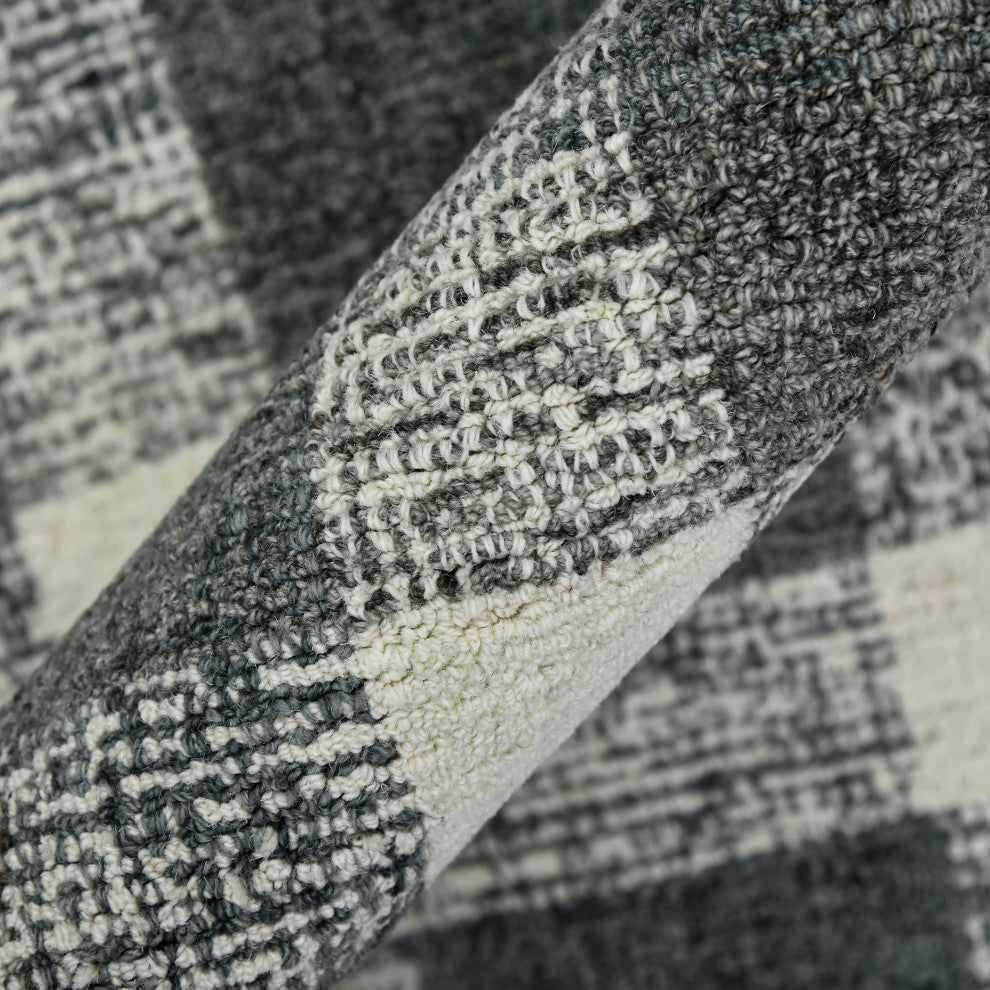 Tartan Cartwell Area Rug, Gray, 8' x 10', Plaid