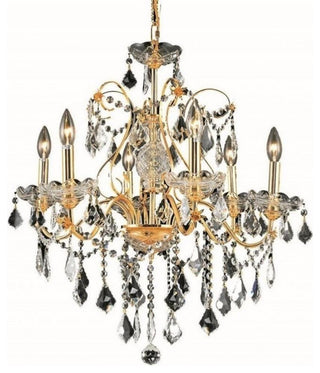 Elegant Lighting St. Francis 24" 6 Light Royal Crystal Chandelier