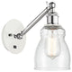 Innovations 317-1W-WPC-G394-LED 1-Light Sconce, White and Polished Chrome