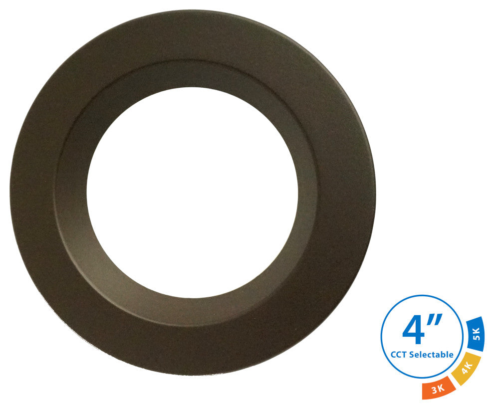 DLR4 SELECT Series 4" Oil-Rubbed Bronze LED Recessed Downlight