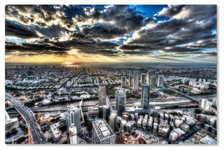 'Tel Aviv Israel - I' Canvas Art by David Ayash