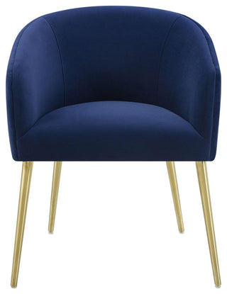 TOV Furniture Arya Performance Velvet Navy Dining Chair