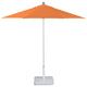 9' Round Flexibe Commercial Umbrella, White, Tuscan