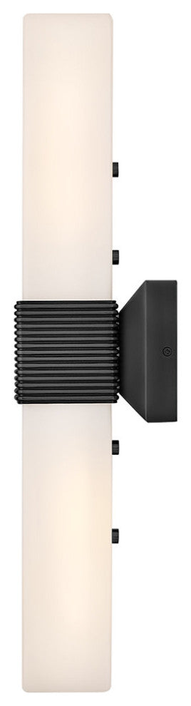 Hinkley Cotes Large Led Sconce, Painted Black Oxide