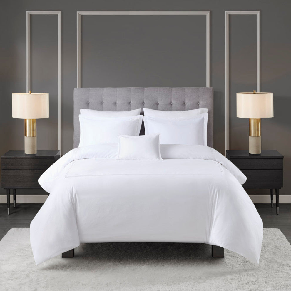 Madison Park Signature 500 Thread Count 100% Cotton Sateen Duvet Cover Set
