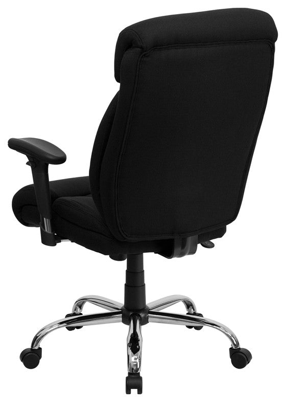 Big and Tall Office Chair GO-1235-BK-FAB-A-GG