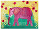 Jennifer Mccully 'Pink Elephant' Canvas Art, 19"x14"