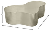 Tevere Coffee Table, Silver, 48"Wx28"Dx14.5"H