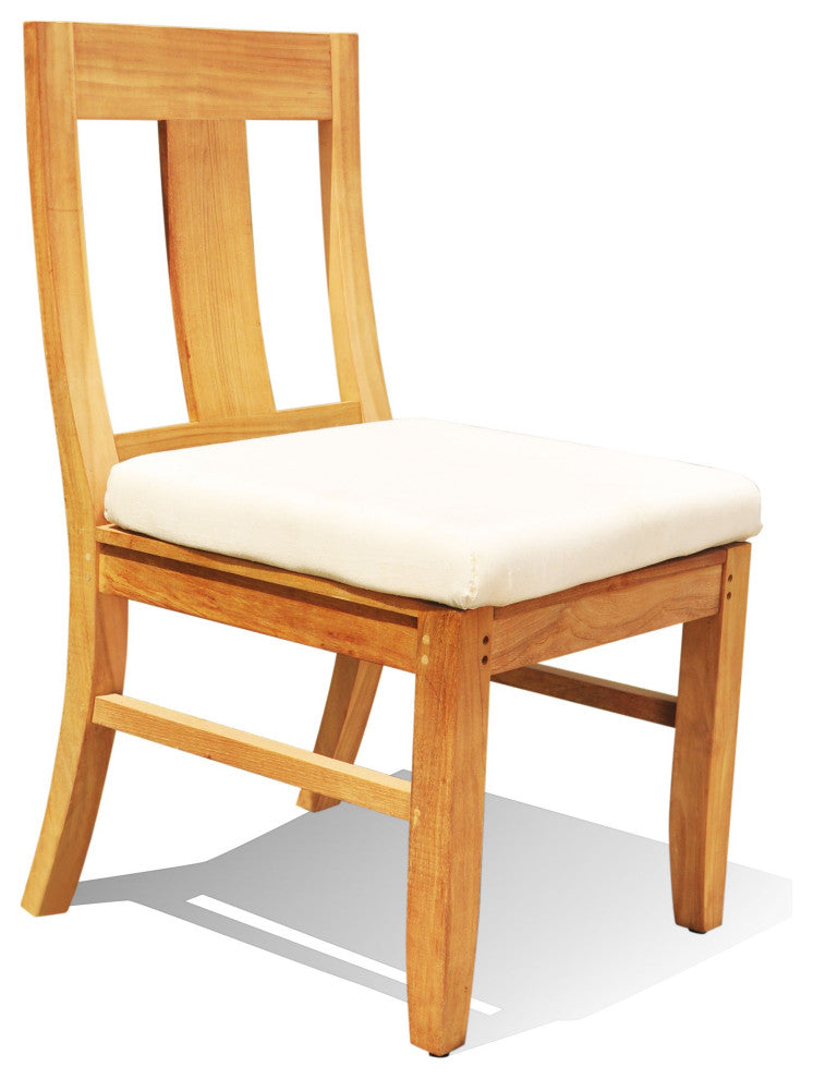 13-Piece Outdoor Teak Dining Set: 117" Masc Rectangle Table, 12 Osbo Chairs