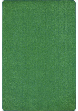Kid Essentials Rug, Just Kidding, Grass Green, 6'x9'