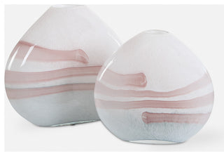 Uttermost - 18159 - Vases, S/2 - Blush - White And Green-gray