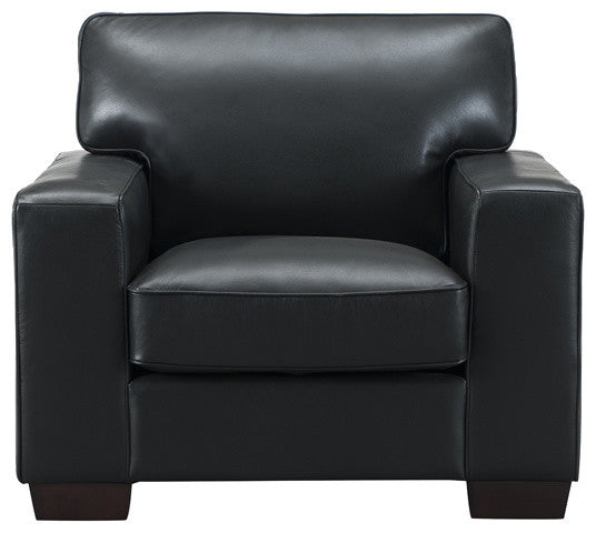 Kimberlly Leather Craft Chair, Black