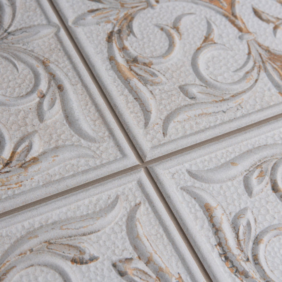 Antigua Lis White Porcelain Wall Tile