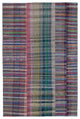 Rug N Carpet - Handmade Oriental 6' 7'' x 9' 11'' Tribal Patchwork Kilim Rug