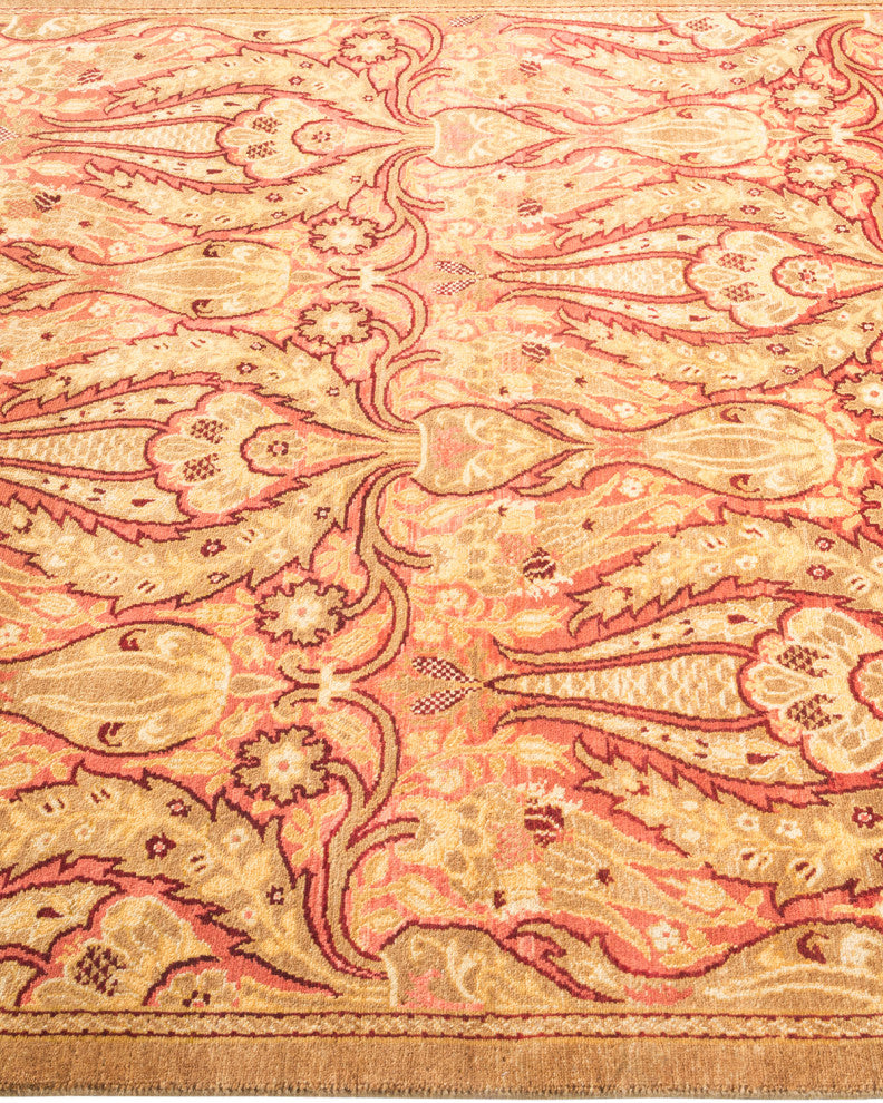 Mogul, One-of-a-Kind Hand-Knotted Area Rug Yellow, 4'3"x6'6"