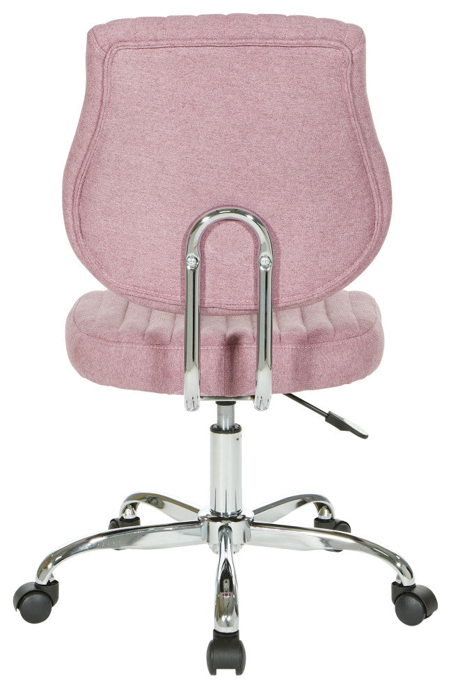 Sunnydale Office Chair  With Chrome Base, Orchid