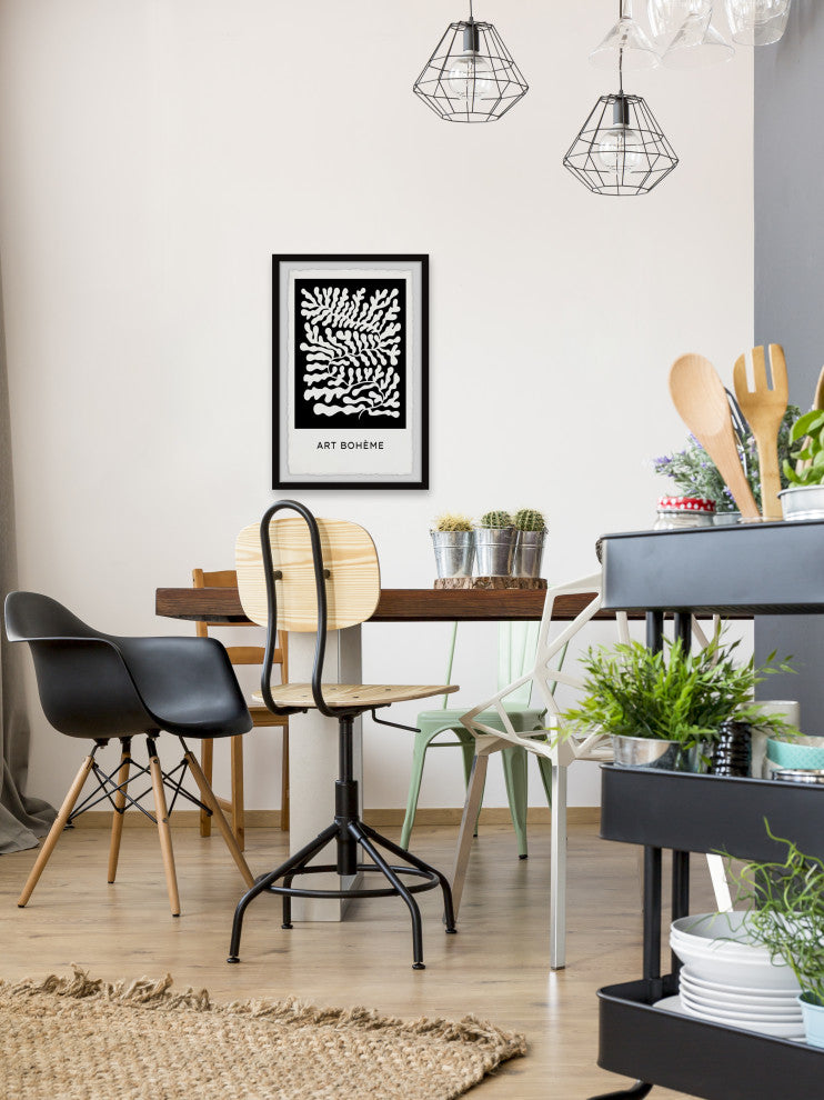 "Fern Collage" Framed Painting Print, 8x12