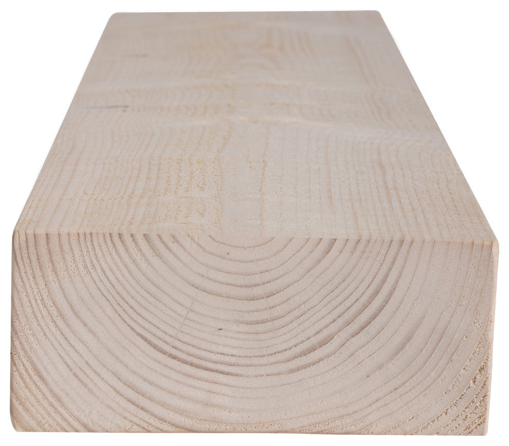 Solid Timber Floating Mantel Shelf, Unfinished, 54"