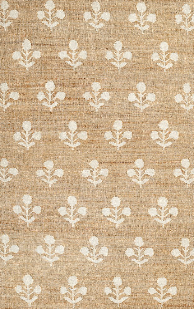 Erin Gates by Momeni Orchard Bloom Natural Hand Woven Wool Rug 10' X 14'