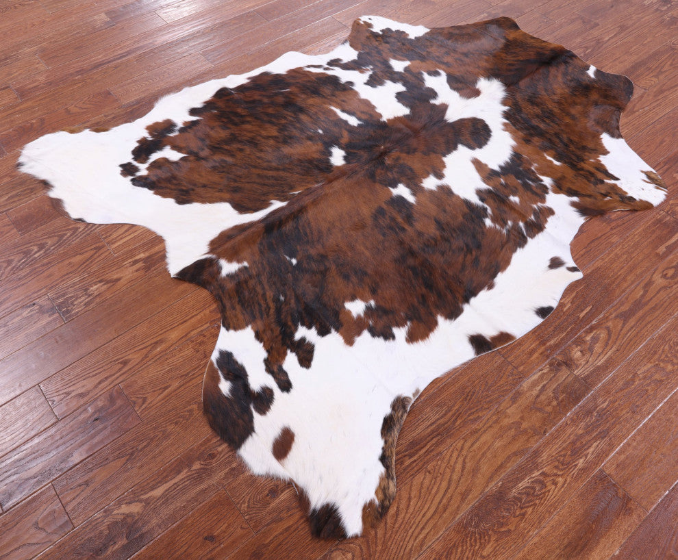 Natural Cowhide Rug 6' 6" X 5' 7" C1891