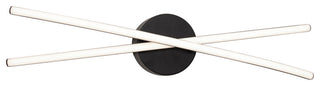 Lock 24" LED Vanity Light, Black