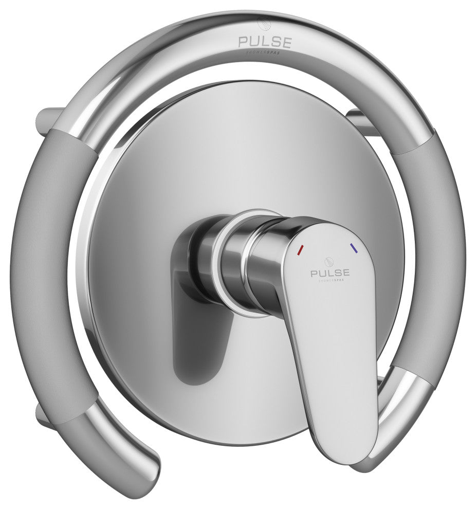 Pulse Shower Spas Ergo Valve Bar, Polished Stainless Steel
