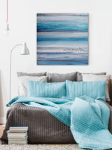 "California in the Sand" Print on Canvas, 40"x40"
