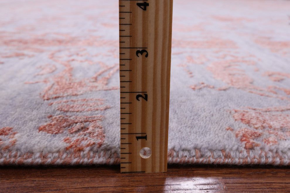 Persian Hand Knotted Wool and Silk Rug 9' 11" X 13' 10" Q9117