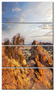 Beautiful African Rocky Landscape, Landscape Canvas Art, 28"x48", 4 Panels