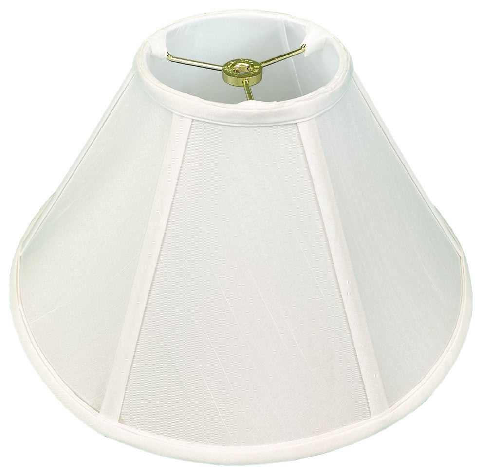 Royal Designs Coolie Empire Lamp Shade, White, 7x20x12.5, Single