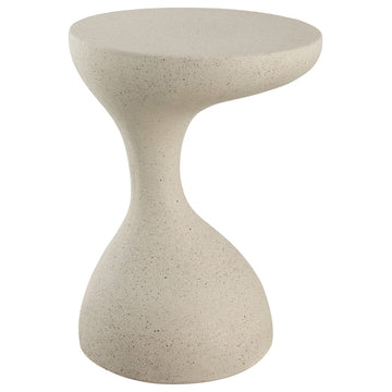 Boracay 19.75" Modern Minimalist Indoor/Outdoor Resin Drink Table