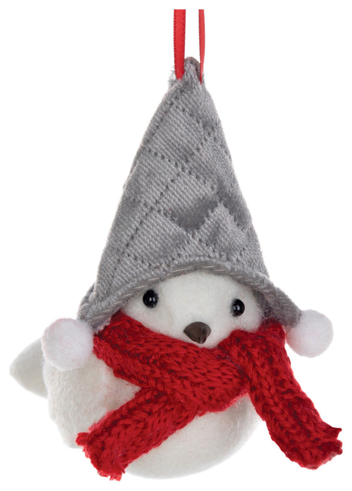 Winter Bird Ornament, 12-Piece Set