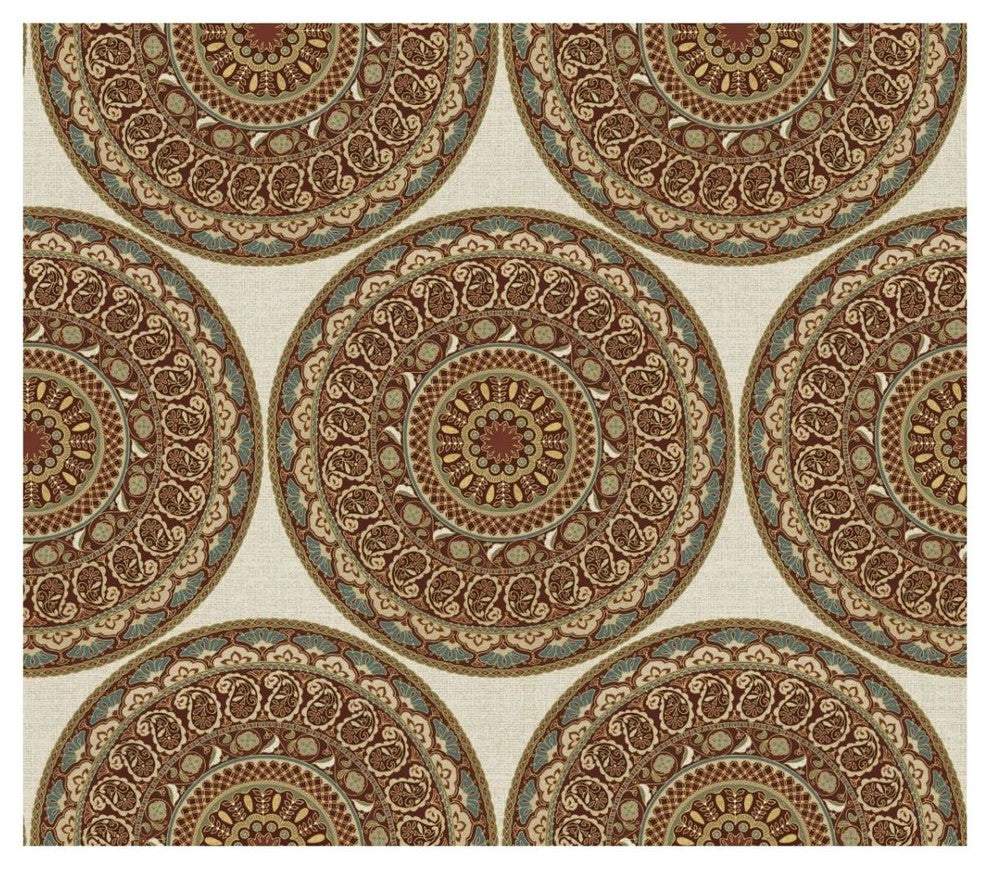 "Mandala Road Pattern I" Digital Paper Print by Daphne Brissonnet, 32"x28"