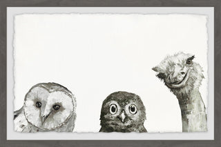 "The Big Eyes" Framed Painting Print, 18"x12"