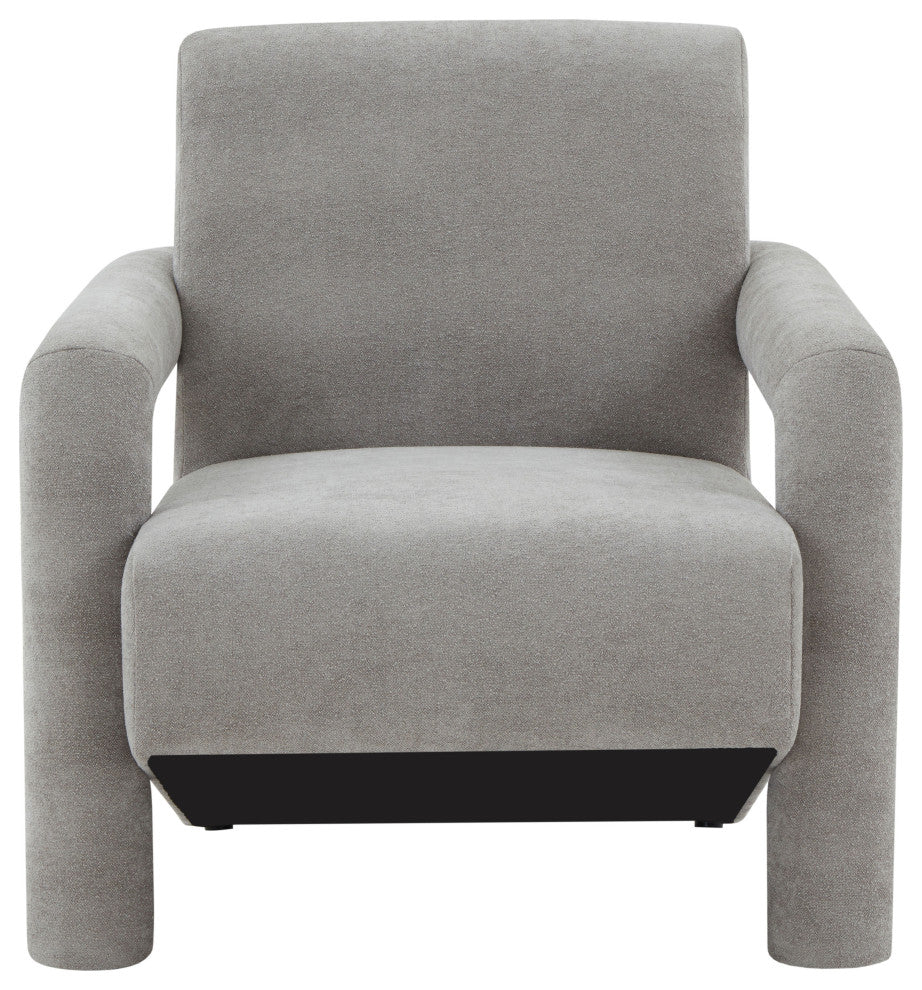 Safavieh Couture Faylin Boucle Accent Chair, Grey