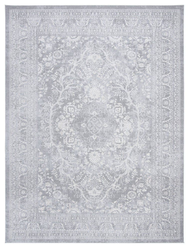 Safavieh Reflection RFT668G Rug, Light Grey/Cream, 9' X 12'