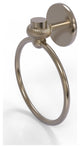Satellite Orbit One Towel Ring With Twist Accent, Antique Pewter