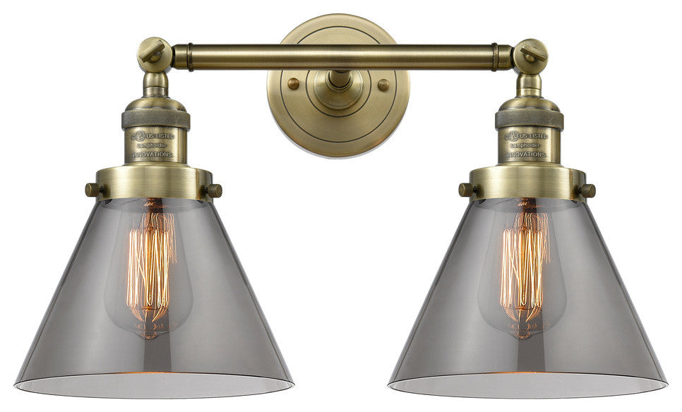 Innovations Lighting 208-Ab-G43-Led 2 Light Dimmable Led Bathroom Fixture