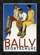 "Bally Sportschuhe" Framed Canvas Giclee by Emil Cardinaux, 14"x18"